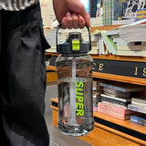 QLEENA SUPER - Erstklassige Trinkflasche perfekt für Unterwegs (1500/2000ml)