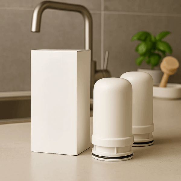 QLEENA ecoFILTA Filtereinsatz - Vorrat für 6 Monate (2 Einsätze)