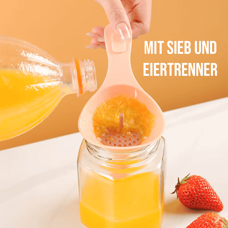 QLEENA HOPPER -  5 in 1 Küchentrichter für entspannteres Arbeiten